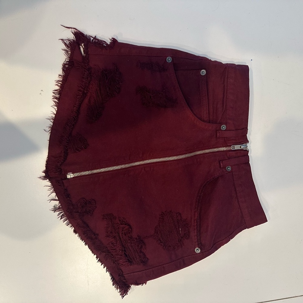 LF BURGUNDY SKIRT